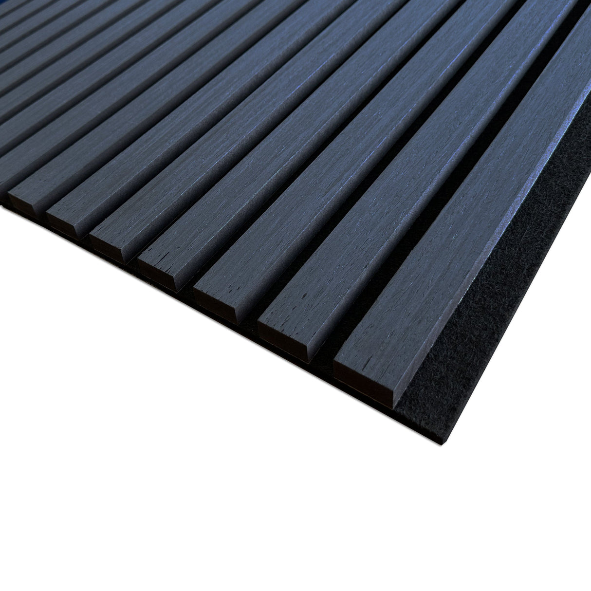 ambi-wall ambi-wall Acoustic Timber Slat Wall Panel | 2.4m Ebony Oak IUK01648 Timber Slat Panel