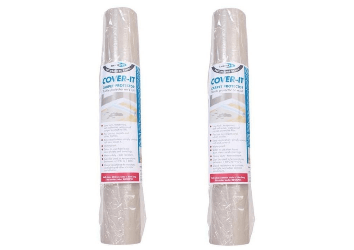 Bond It Cover-It Carpet Protection | 600mm x 25M IUK01194 Building Consumables