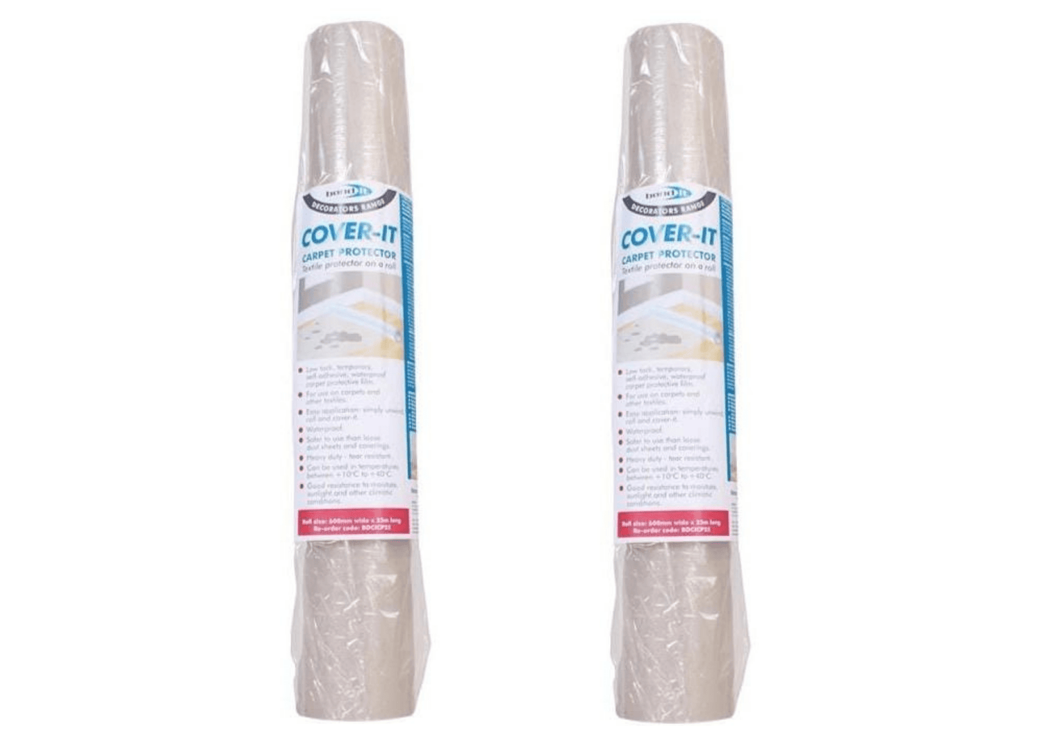 Bond It Cover-It Carpet Protection | 600mm x 25M IUK01194 Building Consumables