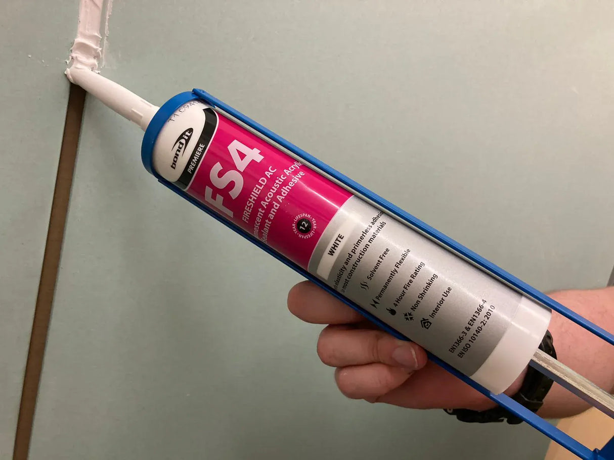 Bond It Bond It FS4 Fireshield Intumescent Acoustic Sealant 310ml IUK01184 Building Consumables