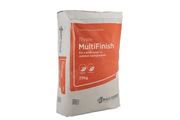 British Gypsum Thistle MultiFinish 25kg IUK01248 Building Consumables