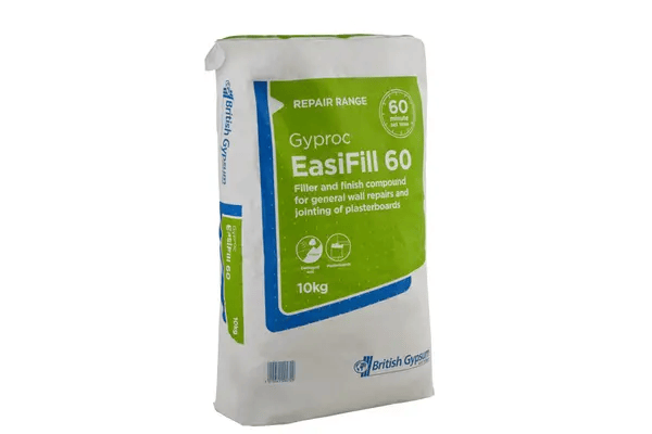 British Gypsum Gyproc EasiFill 60 10kg BM003260 Building Consumables