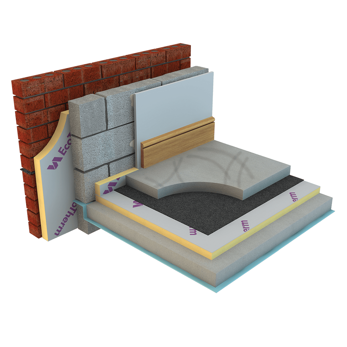 Ecotherm 100mm Ecotherm Eco-Versal PIR Insulation Board | 2400mm x 1200mm BM000054 PIR Insulation