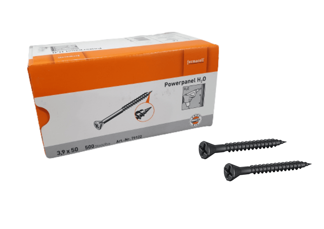 Fermacell Fermacell® 50mm Powerpanel H2O Screws | 3.9mm x 50mm | Box of 500 IUK01627 Screws & Fixings