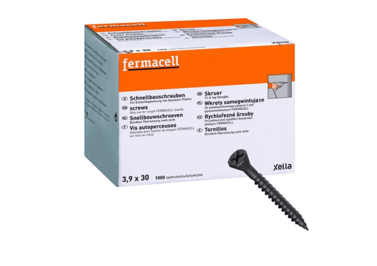 Fermacell Fermacell® 55mm Screws | 3.9mm x 55mm | Box of 1000 IUK01661 Screws & Fixings