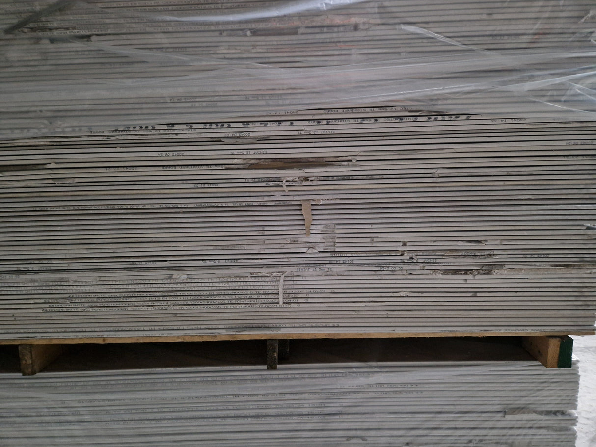 Insulation UK 12.5mm Tapered Edge Plasterboard | Seconds | 2400 x 1200mm BM010782 Drywall