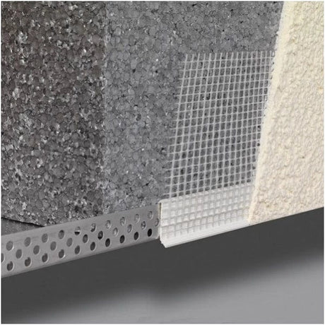 Insulation UK 6mm clip on base bead with mesh 2.5m BM002855 Rendering Products