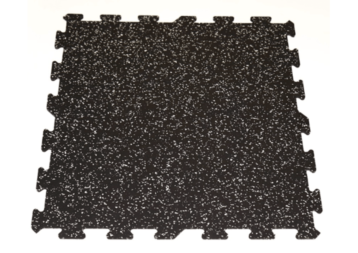 Insulation UK Gym Flooring Interlocking Puzzle Tiles 584 x 584mm | Black IUK01856 gym flooring