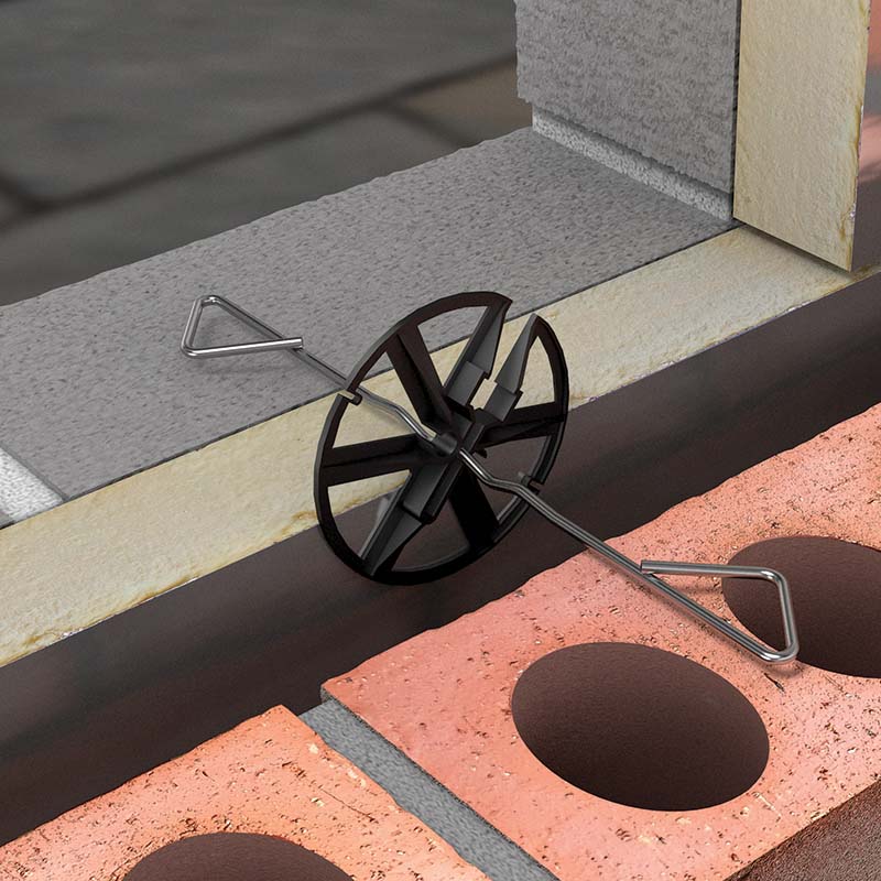 Insulation UK Insulation Retaining Disc 56mm (250pcs) BM02268 Building Consumables