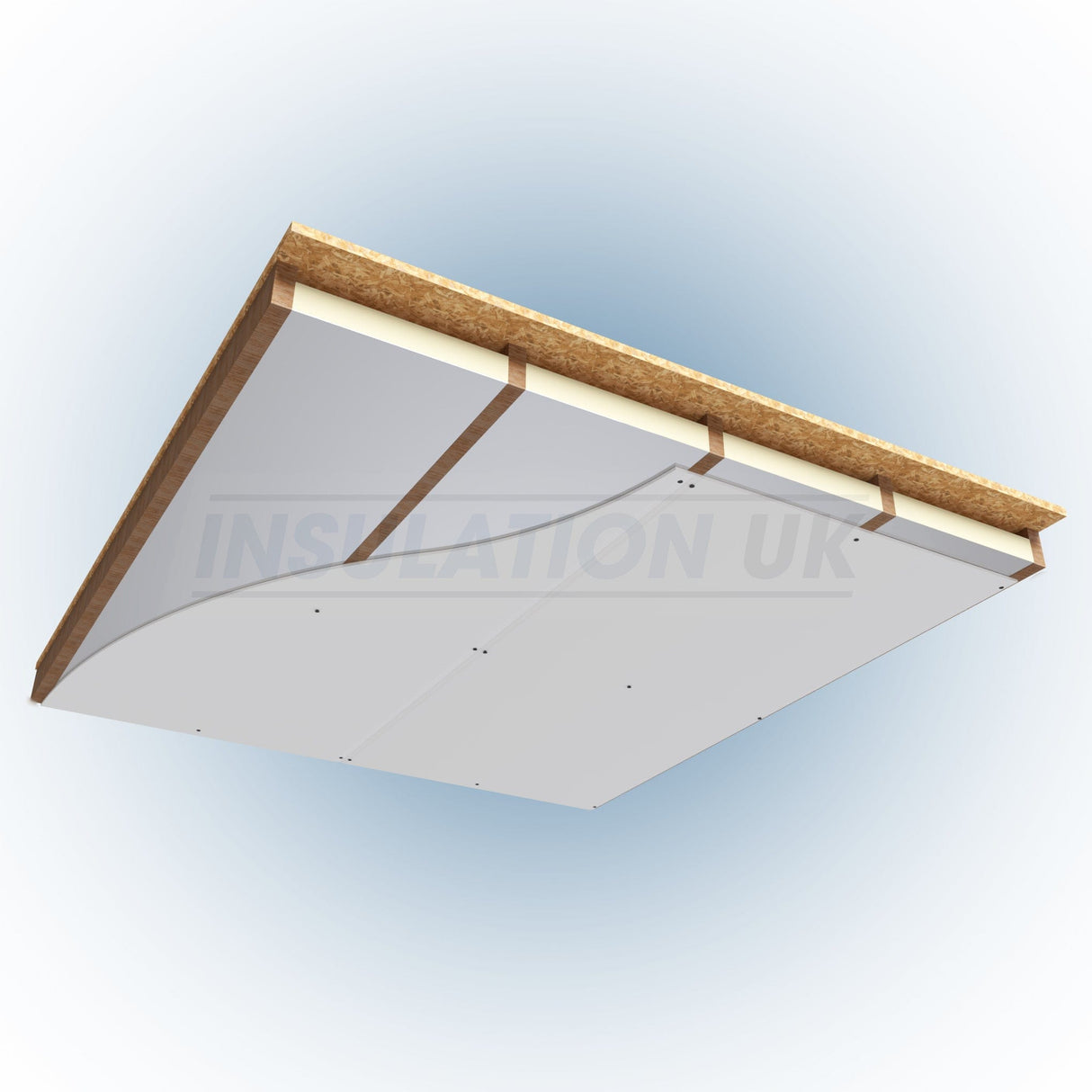 Insulation UK PIR Insulation Strips | 2400mm x 600mm | Pack of 2 | 2400mm x 600mm x 50mm - Pack of 2 IUK01513 PIR Insulation Strips