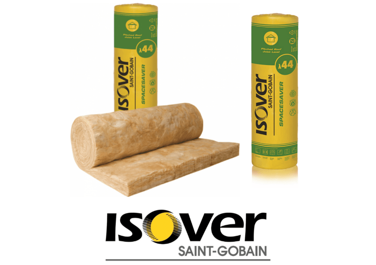 Isover 200mm Isover Spacesaver Insulation Roll Combi-Cut | 5200mm x 1160mm x 200mm - 6.03m2 IUK00936 Mineral Fibre Insulation