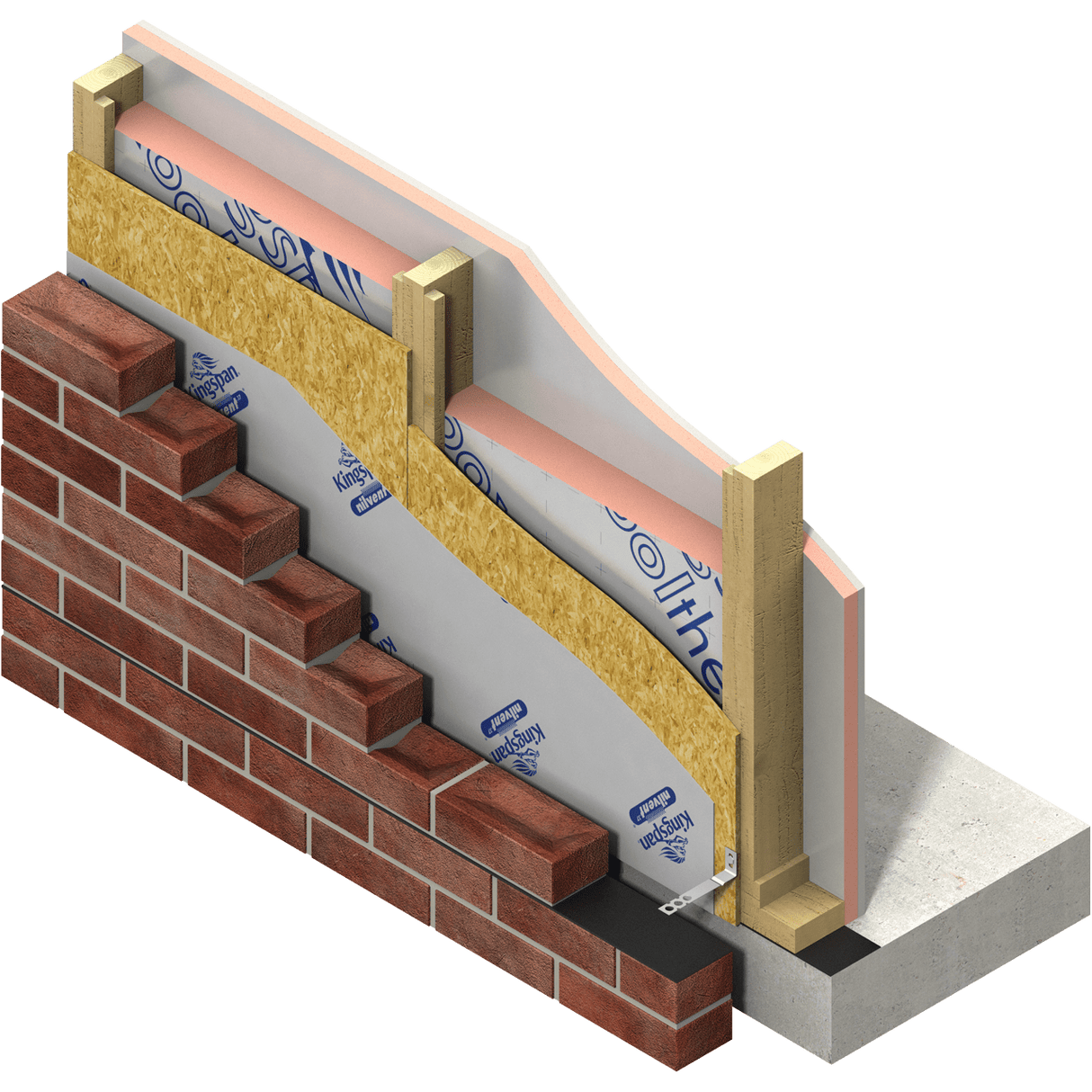 Kingspan Kingspan Kooltherm K112 Phenolic Insulation Framing Board | 2400mm x 1200mm | 100mm - 3 Per Pack - 8.64m2 IUK01415 Phenolic Insulation