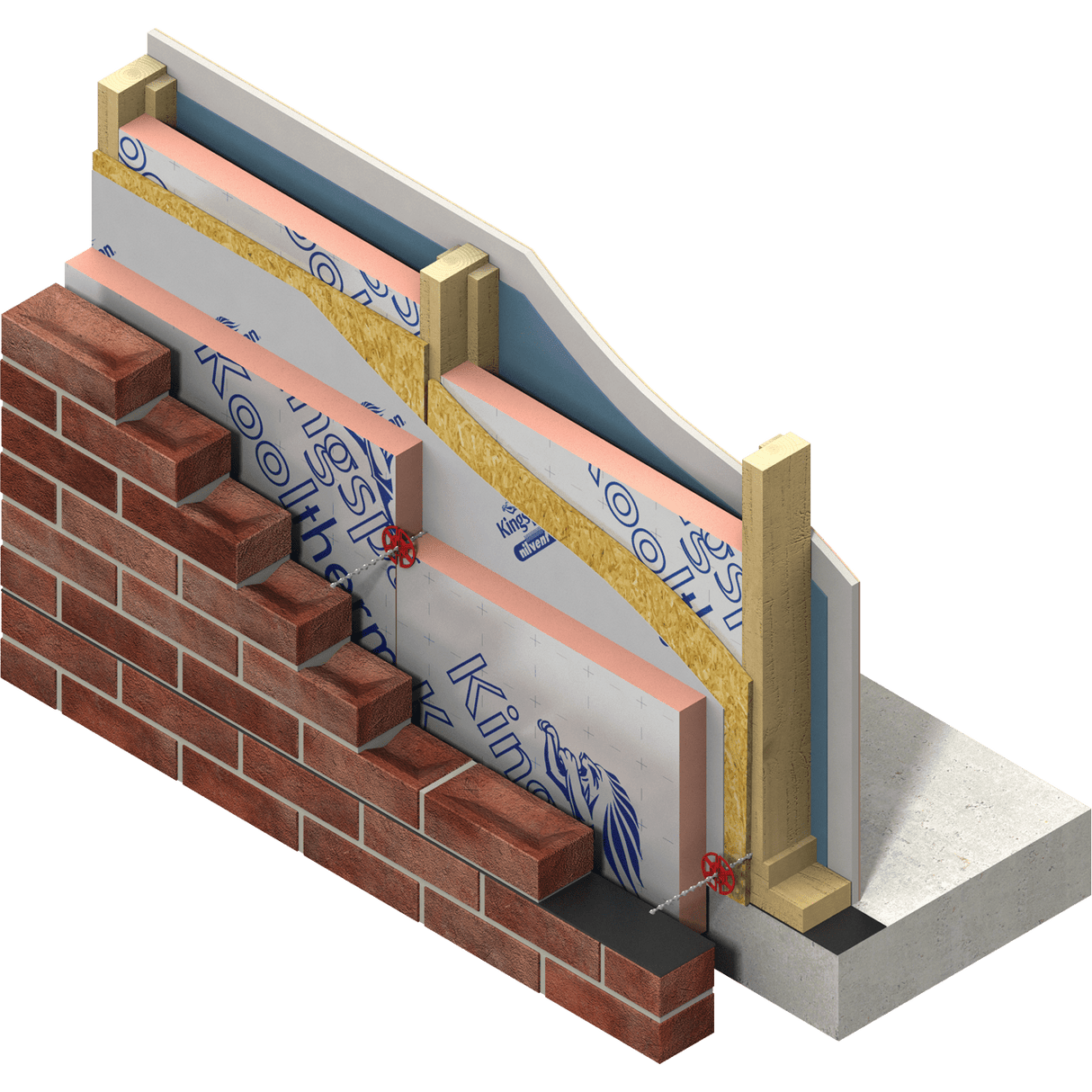 Kingspan Kingspan Kooltherm K112 Phenolic Insulation Framing Board | 2400mm x 1200mm | 50mm - 6 Per Pack - 17.28m2 IUK01411 Phenolic Insulation