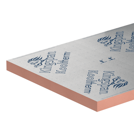 Kingspan 70mm Kingspan Kooltherm K15 Rainscreen Board | 2400mm x 1200mm | 4 per pack- 11.52m2 Phenolic Insulation