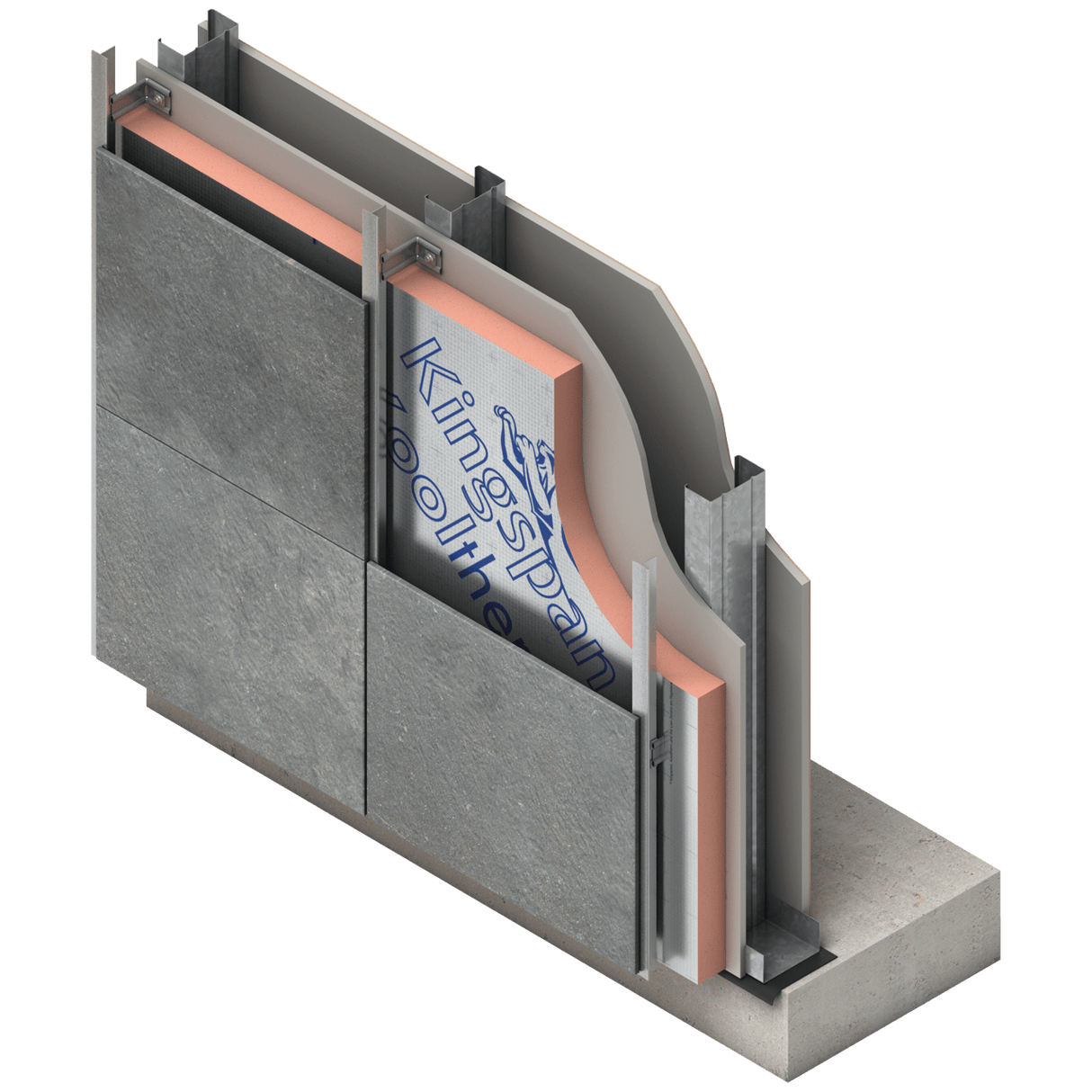 Kingspan 80mm Kingspan Kooltherm K15 Rainscreen Board | 2400mm x 1200mm | 4 per pack - 11.52m2 Phenolic Insulation