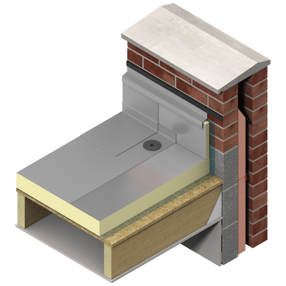 Kingspan 50mm Kingspan Thermaroof TR26 Flat Roof Board | 2400mm x 1200mm | 6 Per Pack BM006999 PIR Insulation