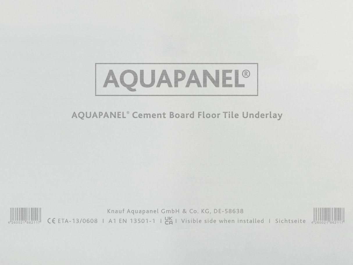 Knauf 6mm Aquapanel Floor Tile Underlay 1200mm x 900mm