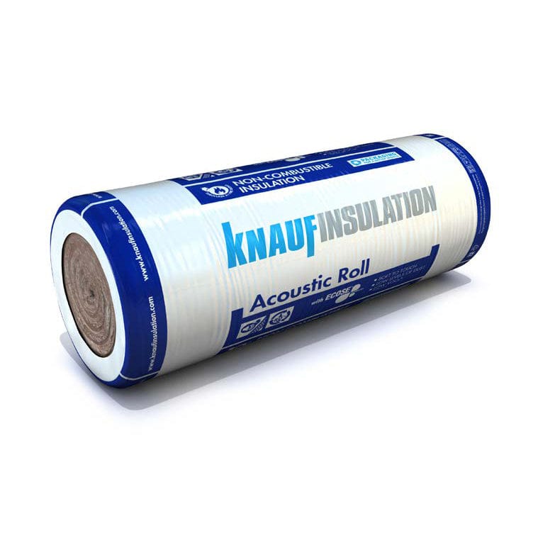 Knauf 75mm Knauf Insulation Acoustic Roll | 17.4m2 BM005981 Mineral Fibre Insulation