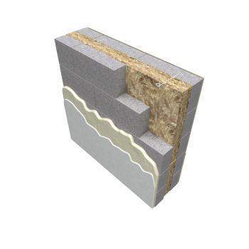 Knauf Knauf Insulation DriTherm® Cavity Slab 37 | 1200mm x 455mm x 75mm BM004674 Mineral Fibre Insulation