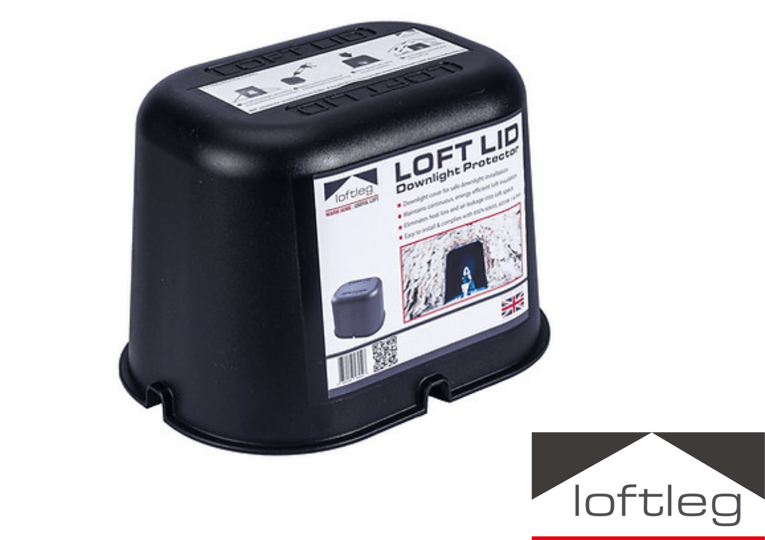 Loftleg Loft Lid Downlight Protector Hood IUK01061 Building Consumables