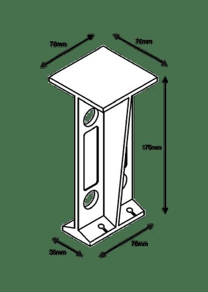 Loftleg 175mm Raised Floor Loft Leg | (Pack 12) IUK01059 Loft Products