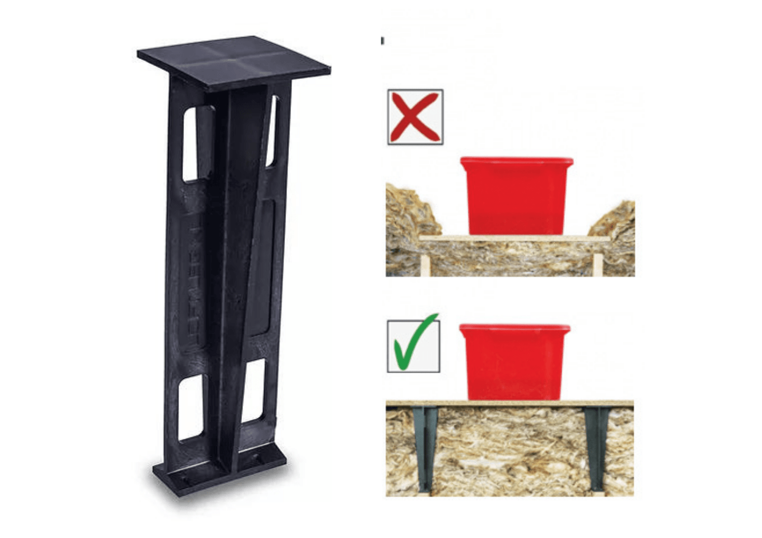 Loftleg 300mm Raised Floor Loft Leg XL | (Pack 12) IUK01060 Loft Products