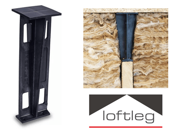 Loftleg 300mm Raised Floor Loft Leg XL | (Pack 12) IUK01060 Loft Products
