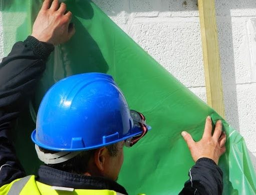 Principal Building Products 125mu - Green Tint Polythene Vapour Barrier Building 4m x 50m BM006201