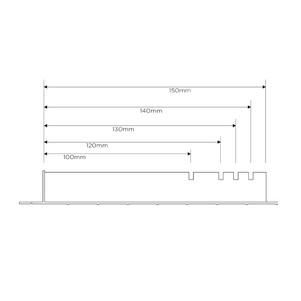 Principal Building Products Universal 150 EPS Cavity Closer 100-150mm x 2.4m Cavity Closer