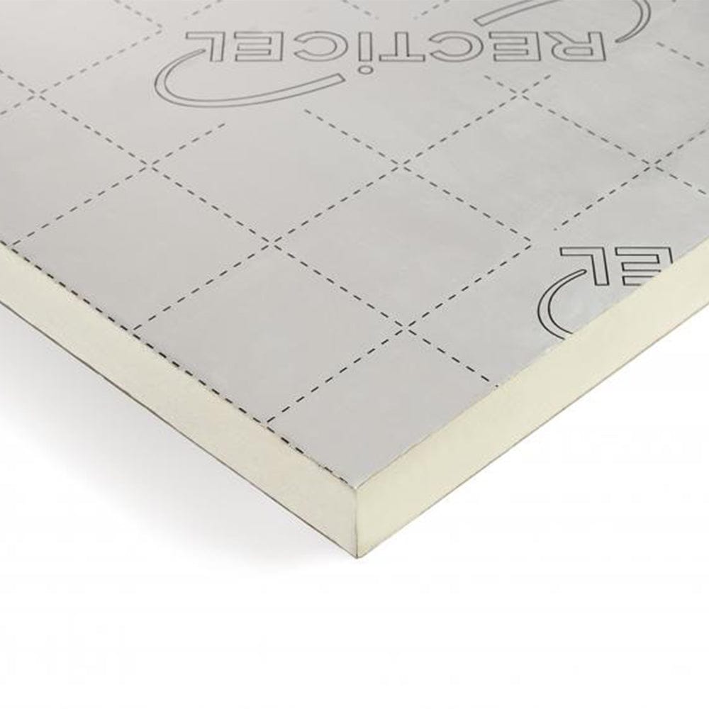 Recticel Recticel PIR Insulation Recticel Eurothane® GP PIR Insulation Board | 2400mm x 1200mm x 100mm IUK00073
