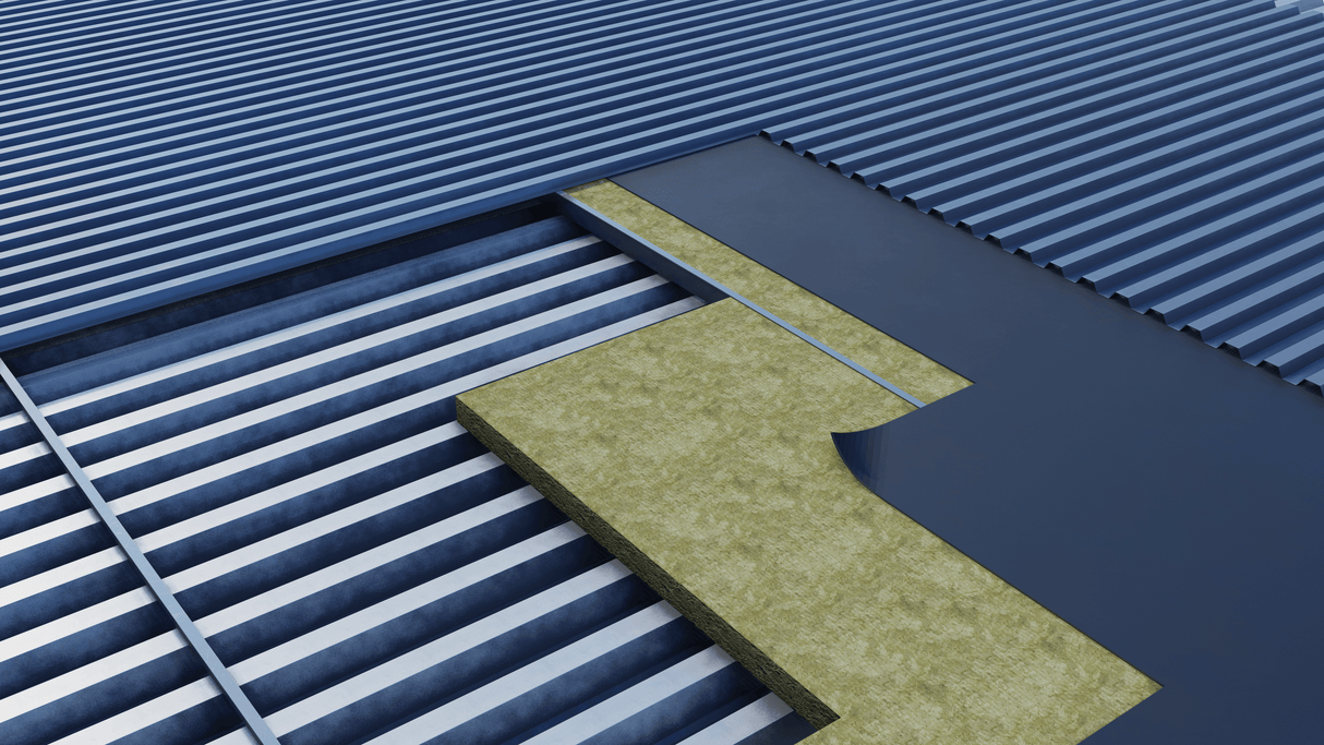 Rockwool 150mm Rockwool Cladding Roll 3.2m x 1m Mineral Fibre Insulation