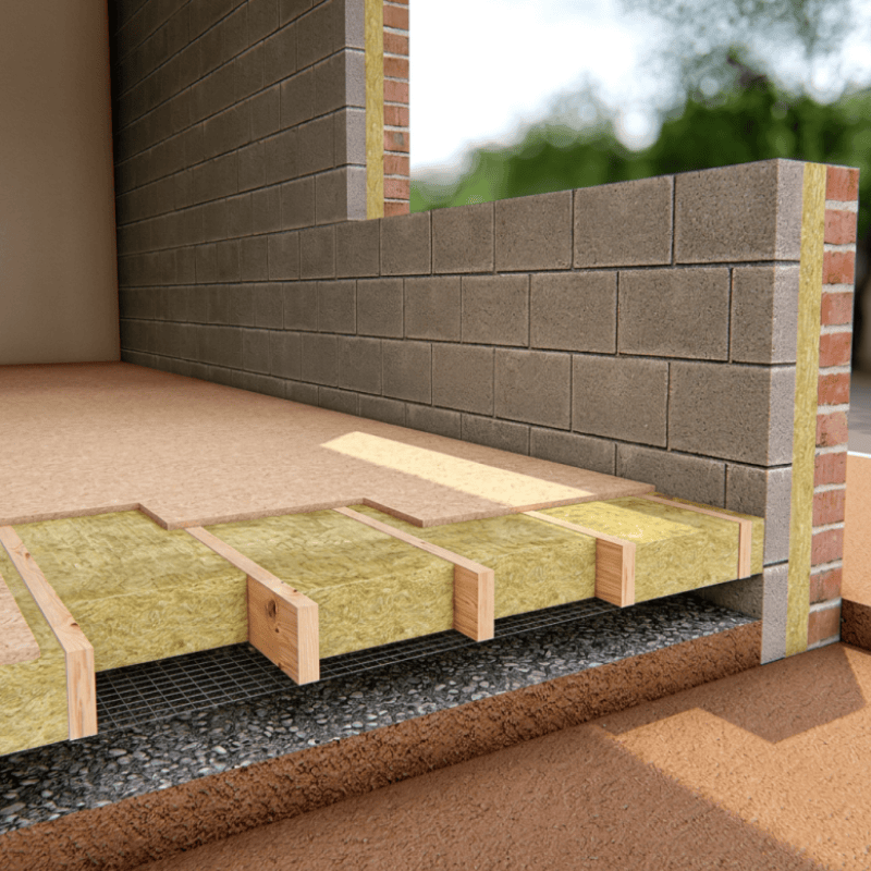 Rockwool 50mm Rockwool Flexi Insulation Slab 1.2m x 600mm BM003226 Mineral Fibre Insulation
