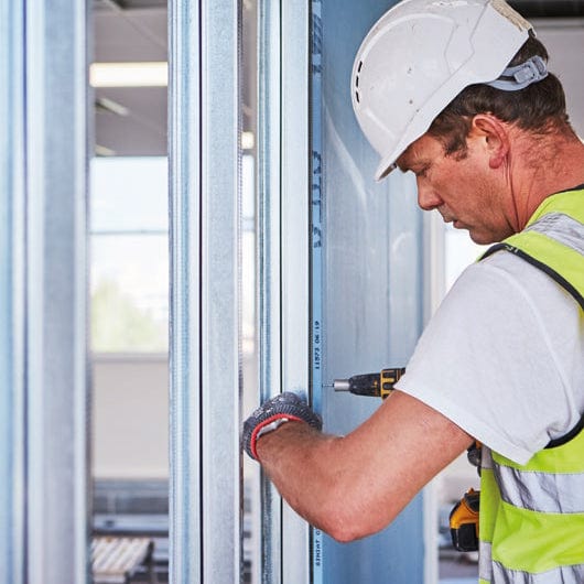 Siniat Siniat GTEC Moisture Plasterboard Tapered Edge | 2400mm x 1200mm x 12.5mm BM003623 Drywall