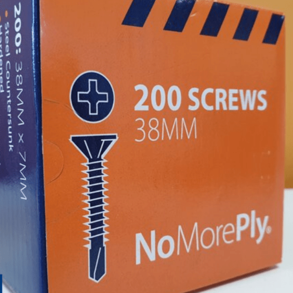 STS 38mm STS Fibre Cement Board Torx Screws | 200pcs Per Box BM01958 Screws & Fixings
