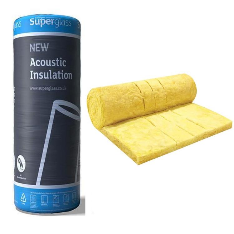 Superglass Superglass Acoustic Partition Roll | 25mm - 27m2 BM02101 Mineral Fibre Insulation