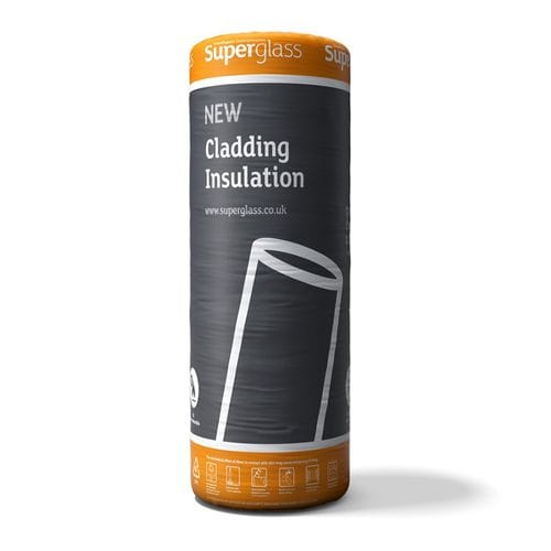 Superglass Superglass Cladding Mat 40 Insulation Roll 120mm - 9.66m2 Pack | Pallet of 24 (231.84m2) BM003556-24 Mineral Fibre Insulation