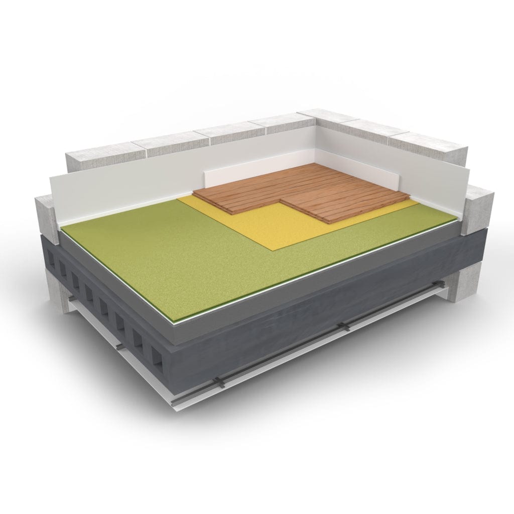 Tekfon Acustop Acoustic MDF Slimline Overlay Board | 1200 x 600 x 19mm IUK01818 Sound Dampening Panels & Foam