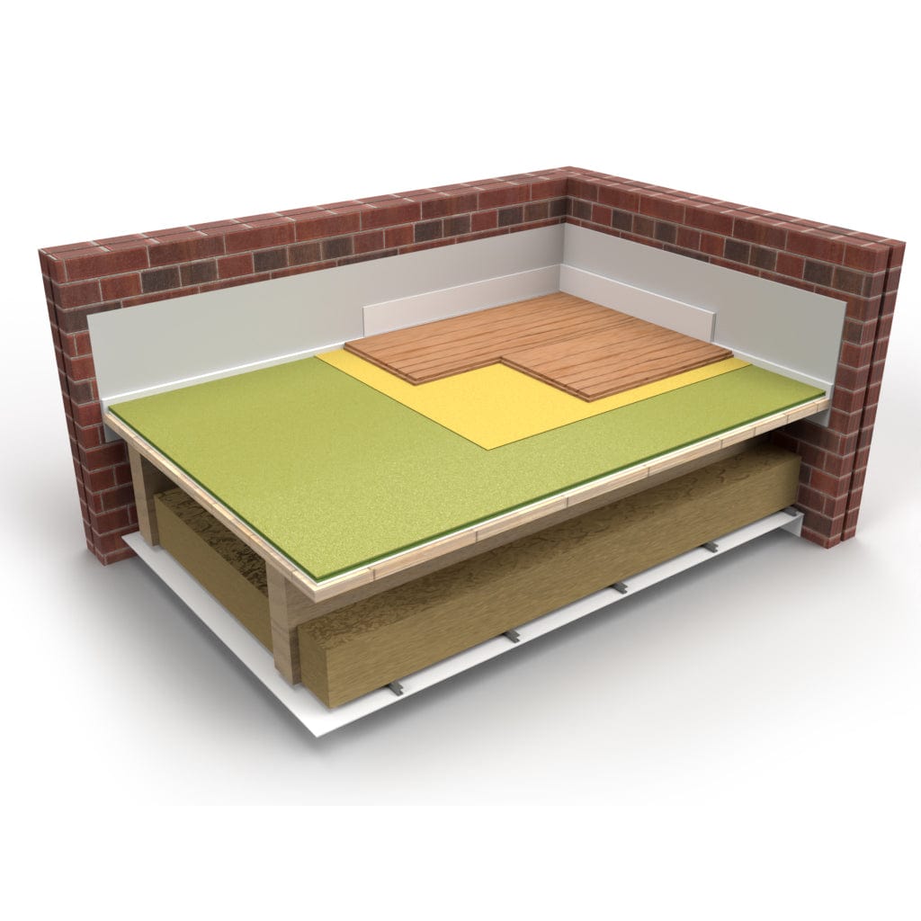 Tekfon Acustop Acoustic MDF Slimline Overlay Board | 1200 x 600 x 19mm IUK01818 Sound Dampening Panels & Foam