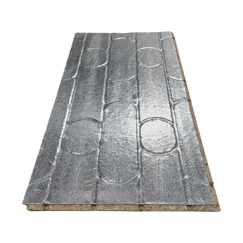 Tekwarm 22mm Tekwarm Foiled Routed OSB 1200mm x 600mm BM011254 UFH Insulation