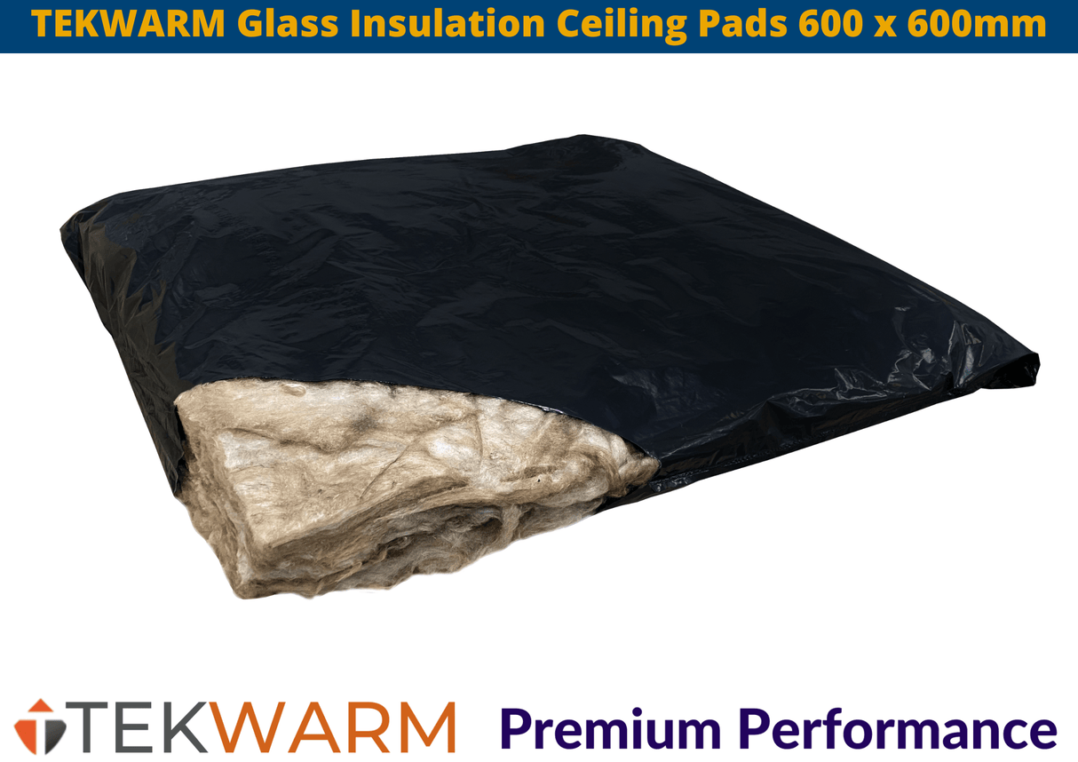 Tekwarm Tekwarm Ceiling Insulation Pads | 600 x 600mm | 25mm 10.8m2 IUK01612 Ceiling Pad