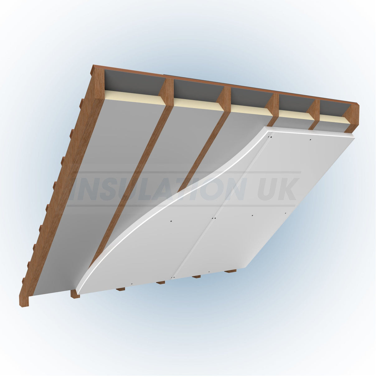 Tekwarm Tekwarm EPS Thermal Basic Board | 2400mm x 1200mm - Bulk Buy | 49.5mm - Pallet of 20 Boards BM02063 Insulated Drywall