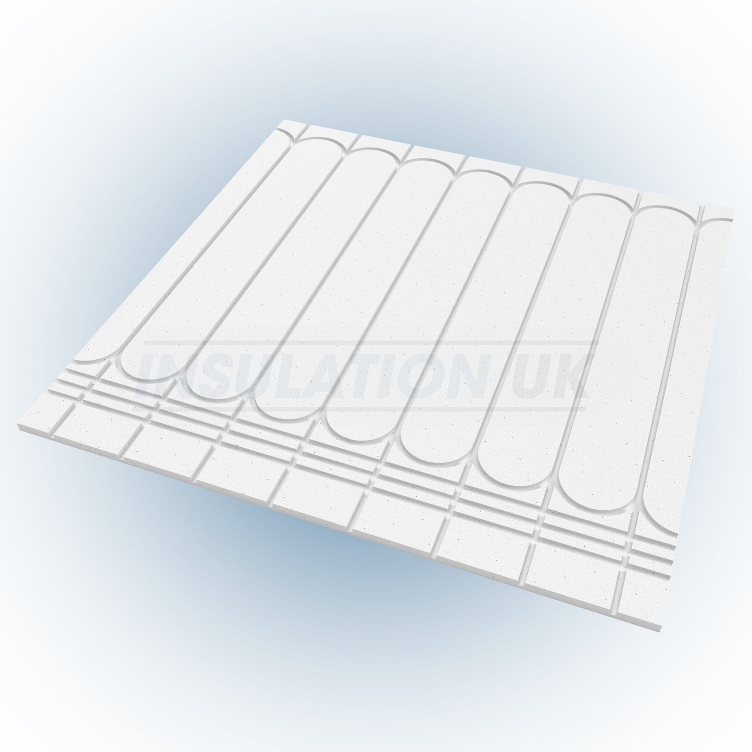 Tekwarm 30mm Tekwarm EPS150 Low Profile UFH Board | 1200mm x 1200mm (1.44m2) | 16mm Pipe - 150 centers IUK01674 UFH Insulation