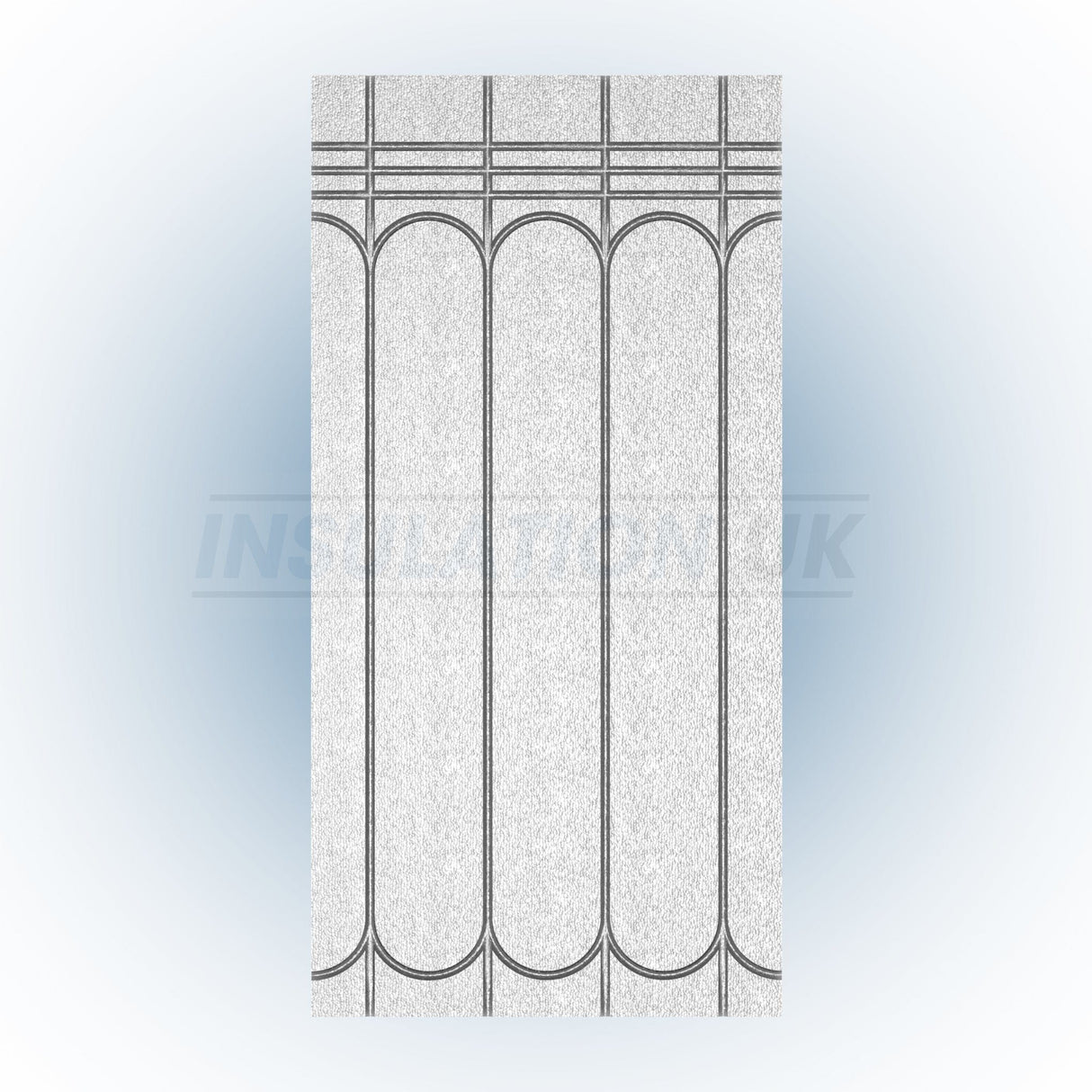 Tekwarm Tekwarm Foiled 400 KPA UFH Board | 1200mm x 600mm x 20mm | 150 centres for 12mm Pipe IUK01526 UFH Insulation