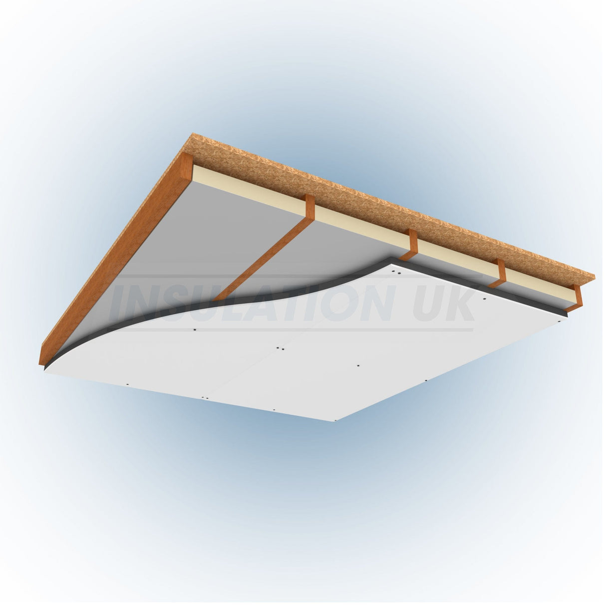 Tekwarm 32.5mm Tekwarm HP+ Insulated Plasterboard | 2400mm x 1200mm BM02011 Insulated Drywall