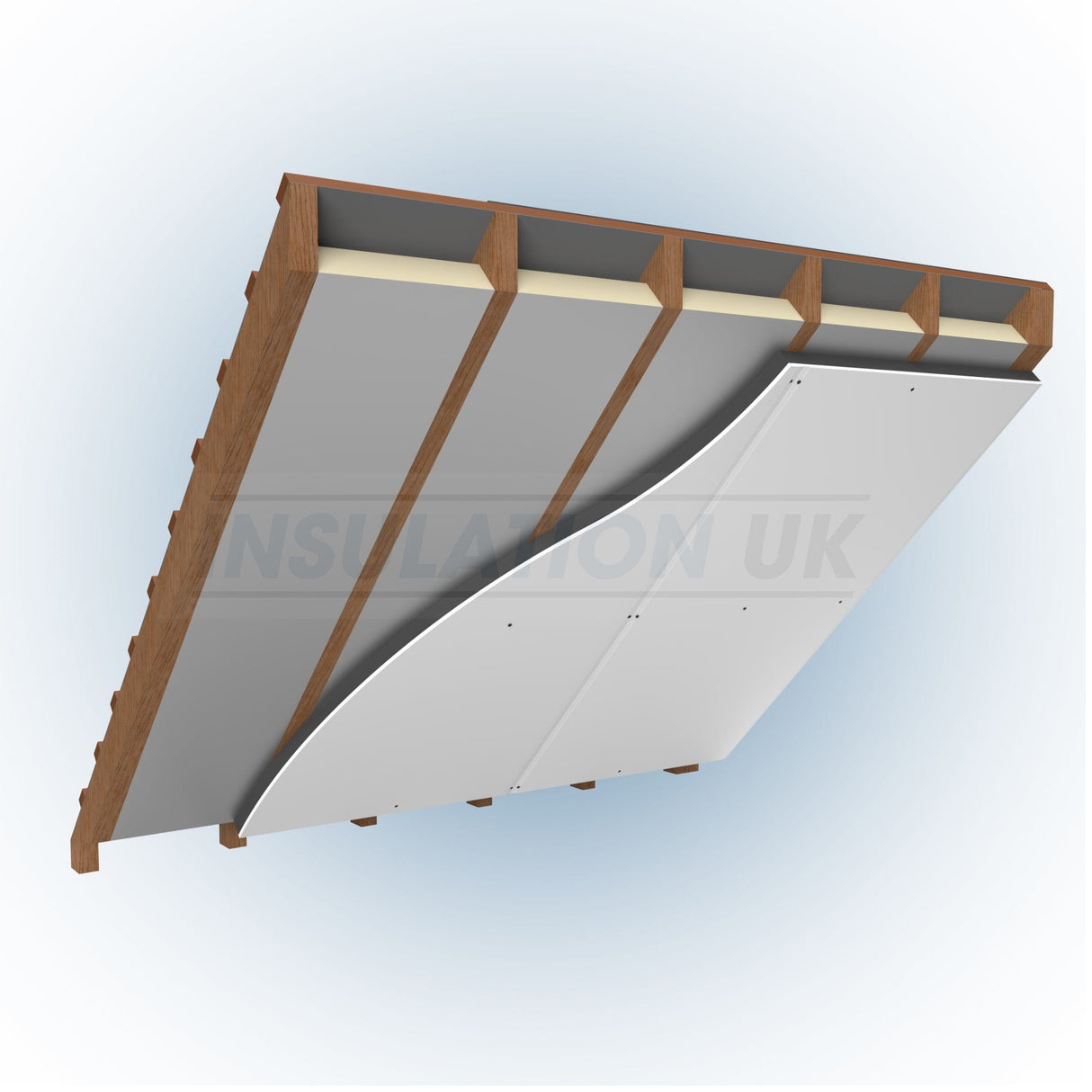 Tekwarm 72.5mm Tekwarm HP+ Insulated Plasterboard | 2400mm x 1200mm BM02016 Insulated Drywall