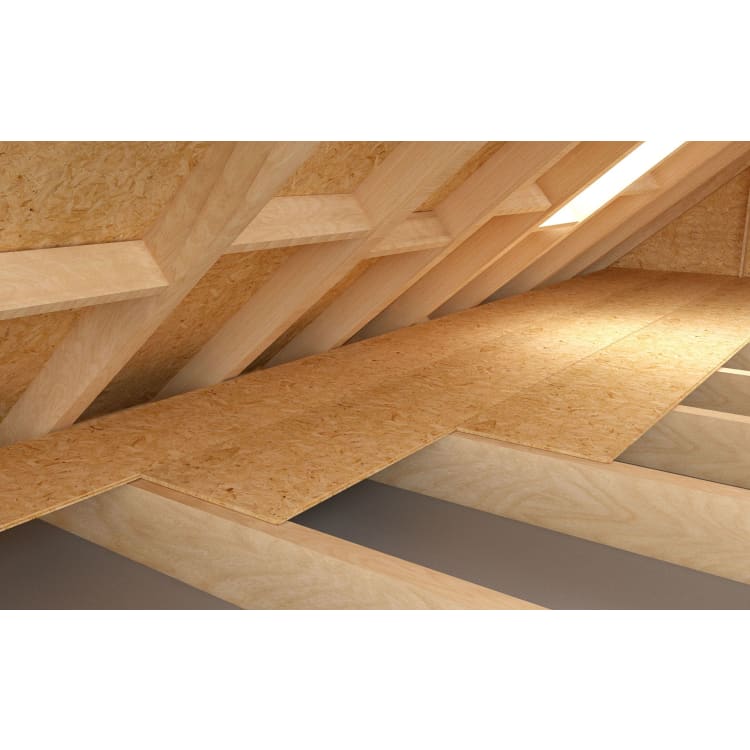 Tekwarm Tekwarm OSB Loft Boards | 1220mm x 320mm x 18mm | Pack of 4 (1.56m2) IUK01234 Lumber & Sheet Stock