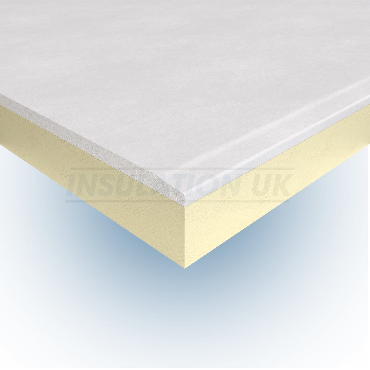 Tekwarm 92.5mm Tekwarm PIR Insulated Plasterboard | 2400mm x 1200mm BM02041 Insulated Drywall
