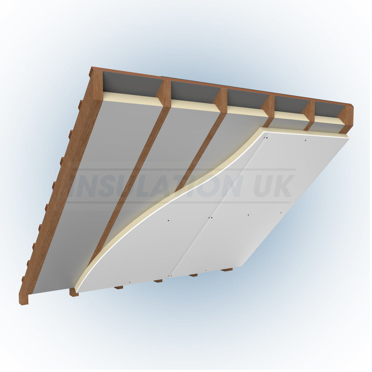 Tekwarm Tekwarm PIR Insulated Plasterboard | 2400mm x 1200mm | Bulk Buy | 112.5mm - Pallet of 10 Sheets BM02054 Insulated Drywall