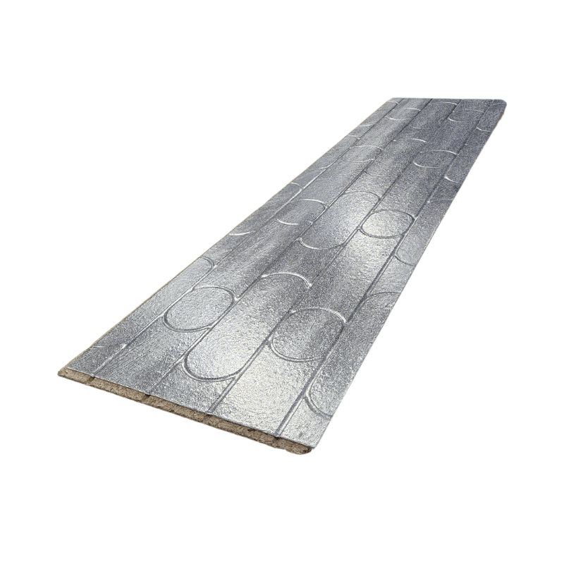 Tekwarm Tekwarm Routed Foil Faced Chipboard UFH Panel 2400mm x 600mm x 22mm 150mm Centres IUK01522 UFH Insulation