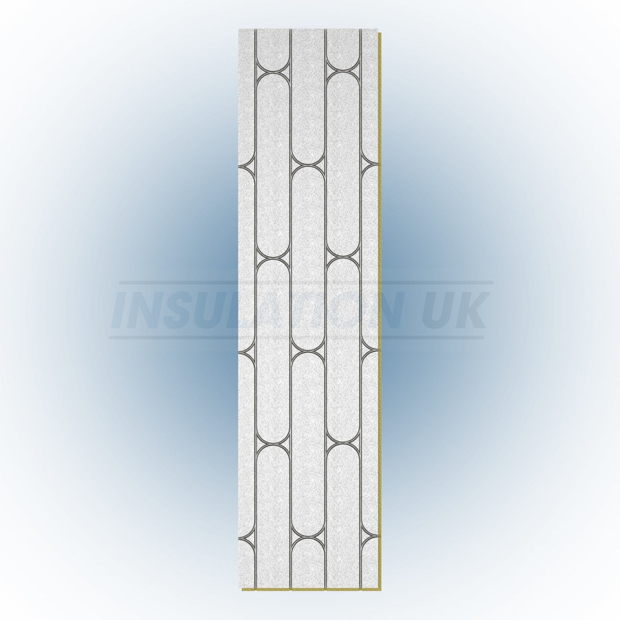 Tekwarm Tekwarm Routed Foil Faced Chipboard UFH Panel | 2400mm x 600mm x 22mm | 200mm Centres BM01984 UFH Insulation